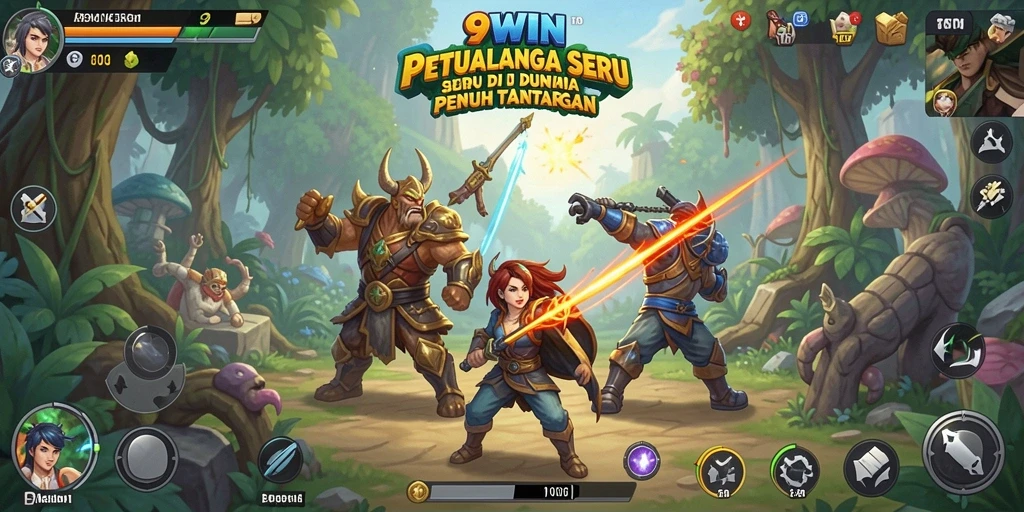 Tampilan gameplay seru dan menantang di 9WIN.