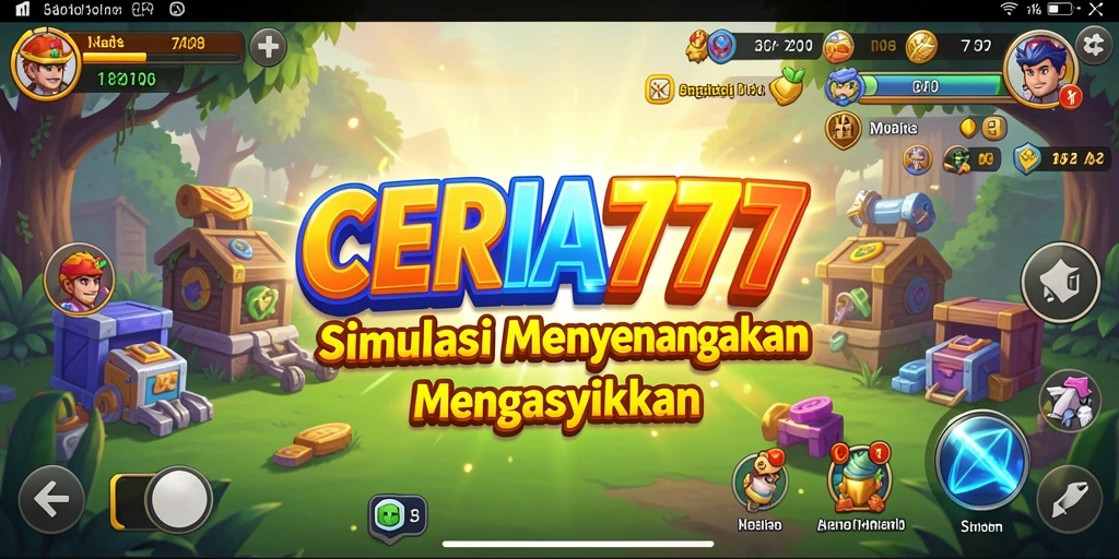 Tangkapan layar gameplay <strong>CERIA777</strong> menampilkan aksi seru dalam dunia simulasi.