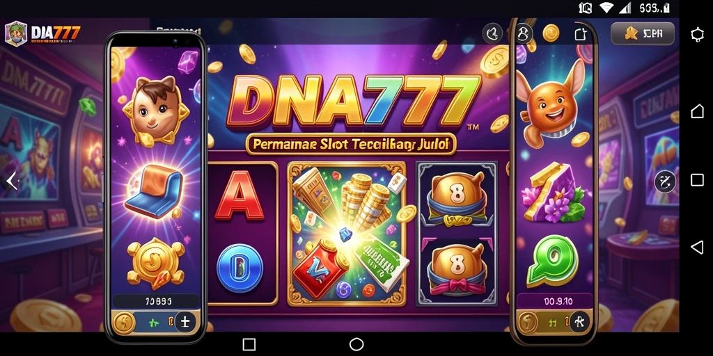 Screenshot gameplay menarik dari DNA777 dengan tema slot beragam.