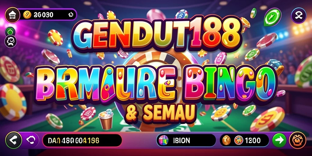 Tampilan gameplay seru GENDUT188 dalam permainan Bingo.