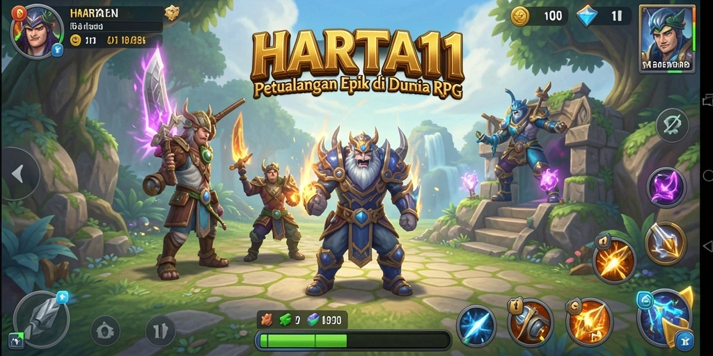 Tampilan gameplay menakjubkan HARTA11 yang mengajak petualangan seru.