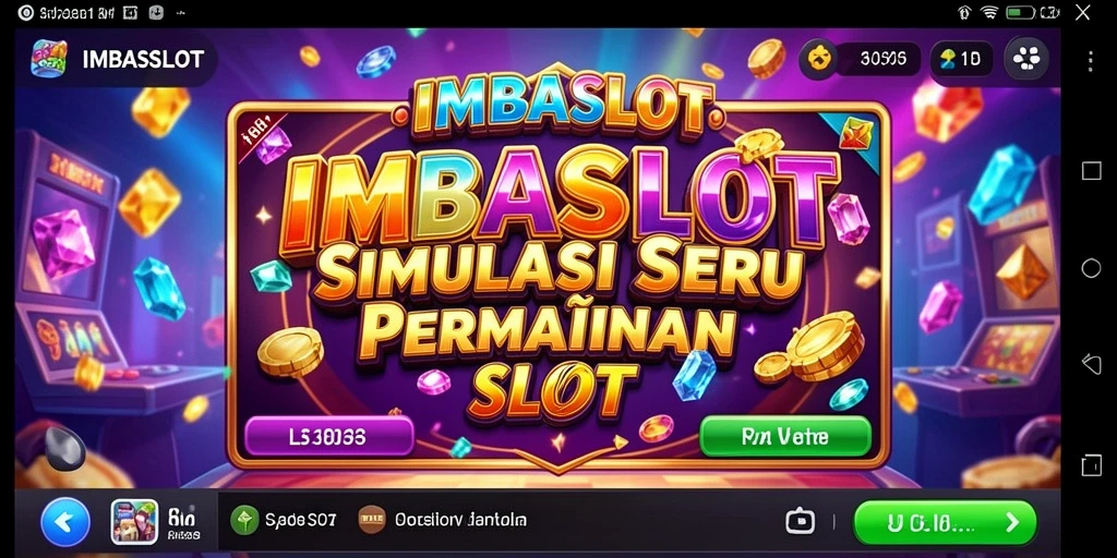 Tampilan gameplay seru IMBASLOT dengan animasi menarik.