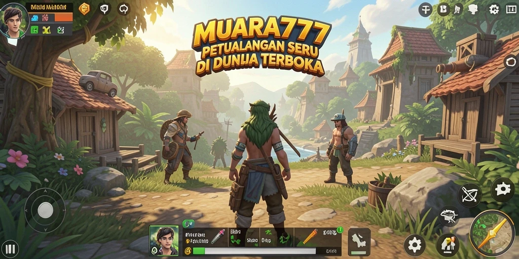 Tampilan gameplay MUARA777 yang menakjubkan di dunia terbuka.