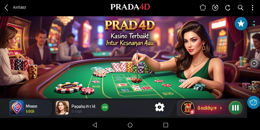 Gameplay PRADA4D yang menarik dengan berbagai pilihan kasino.