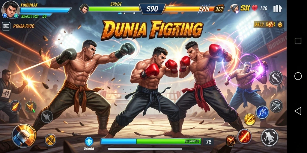 Gameplay S80 menampilkan pertarungan seru dengan efek visual menawan.