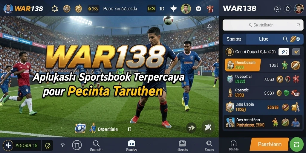 Tangkapan layar menunjukkan pengalaman taruhan yang interaktif dalam WAR138.