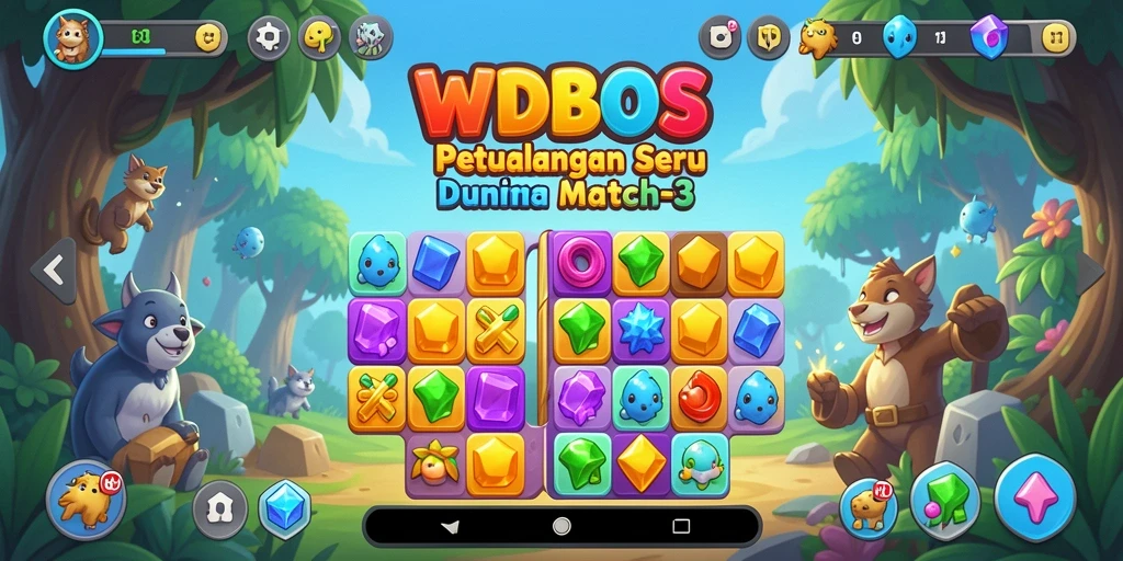 Tangkapan layar menunjukkan gameplay seru WDBOS dengan grafis menawan.