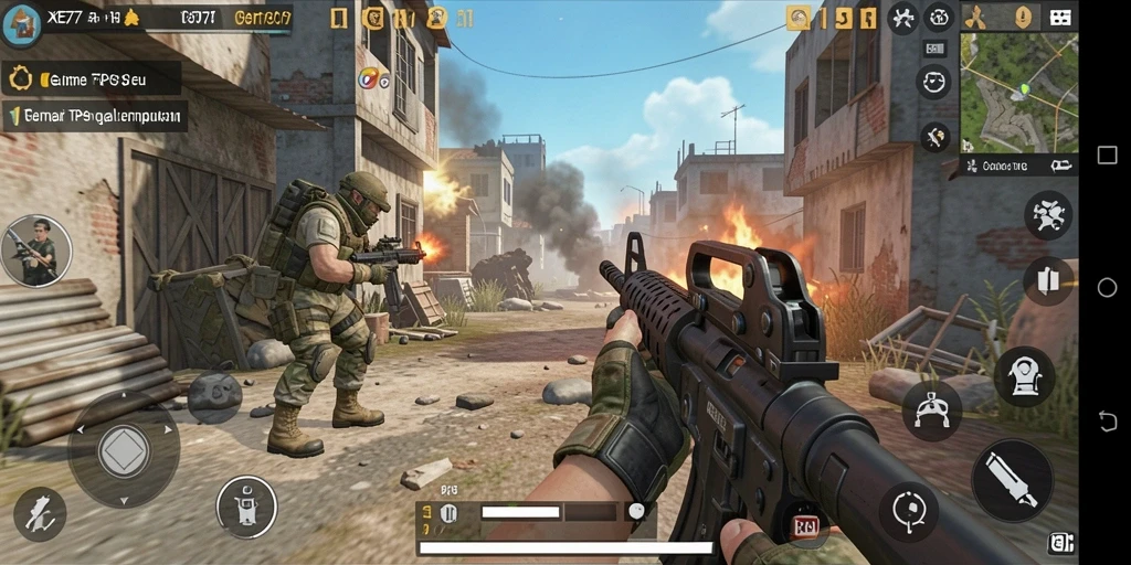 Gameplay seru dan menegangkan dari XE77 dalam mode TPS.